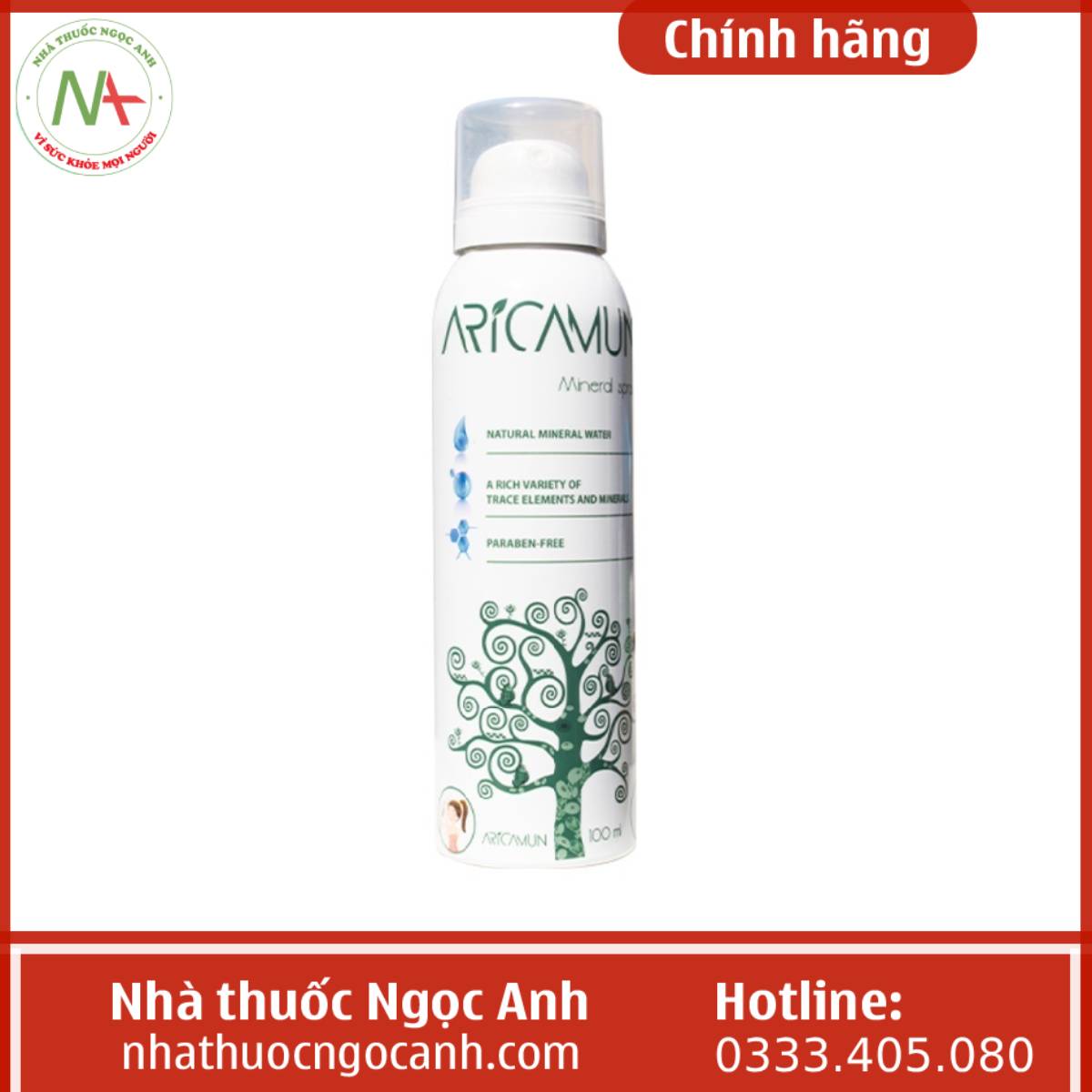 Aricamun Mineral Spray