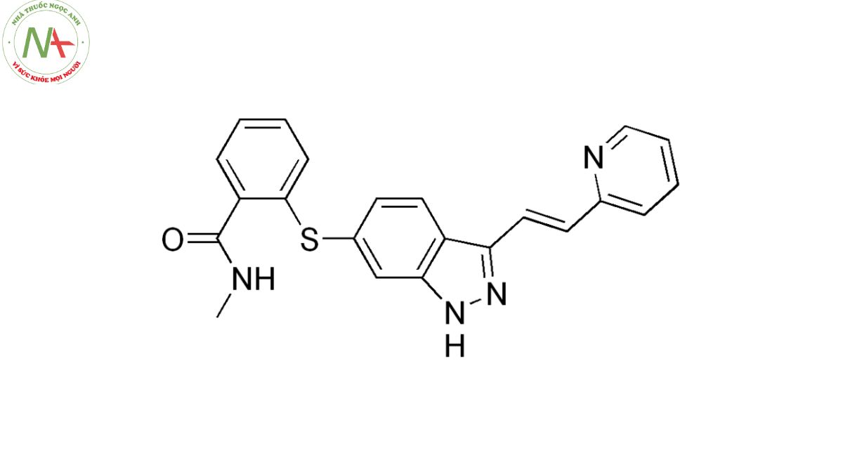 Cấu trúc phân tử Axitinib 