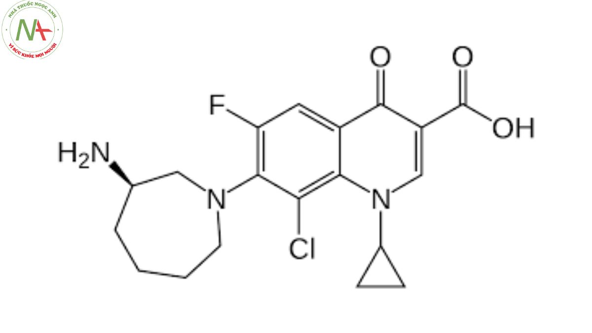 Cấu trúc phân tử Besifloxacin