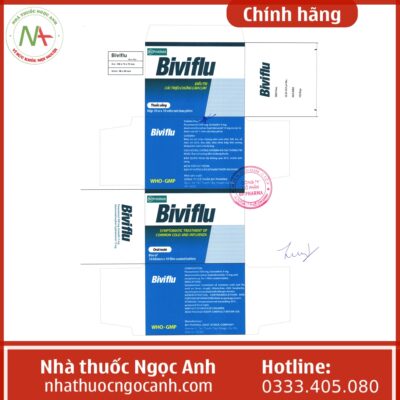 Nhãn thuốc Biviflu