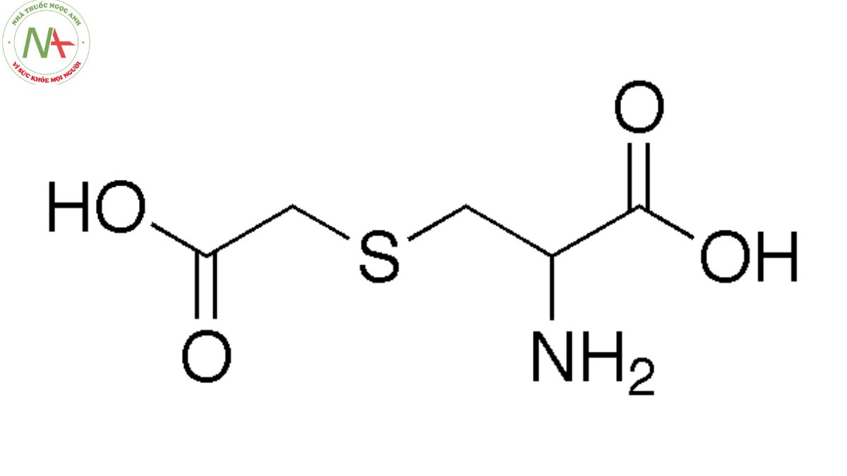 Cấu trúc phân tử Carbocisteine 