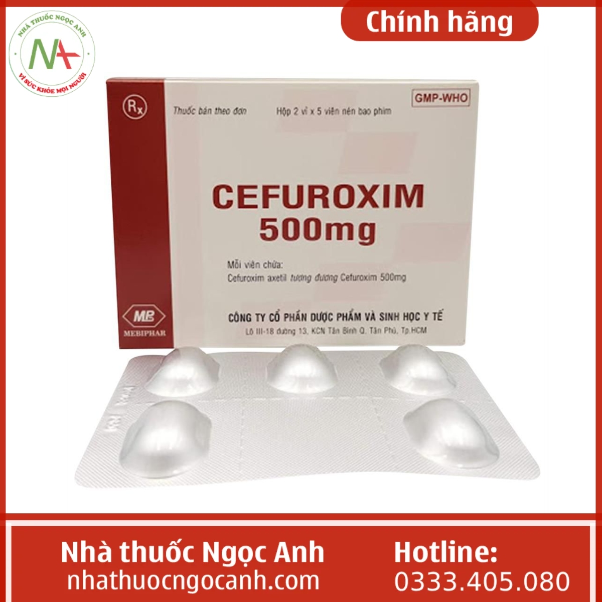 Cefuroxim 500mg Mebiphar