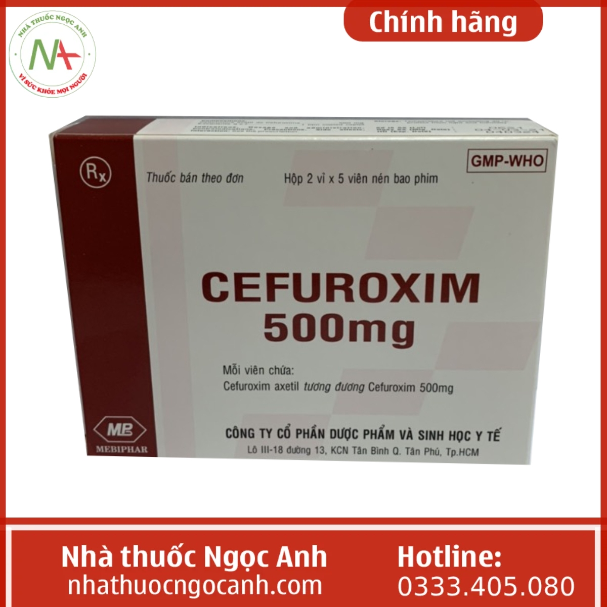 Cefuroxim 500mg Mebiphar