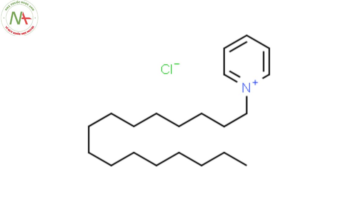 Cấu trúc phân tử Cetylpyridinium 