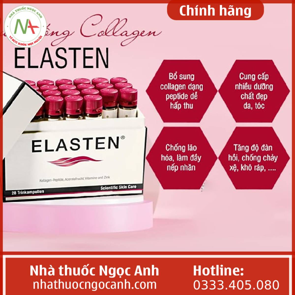 Công dụng Collagen Elasten