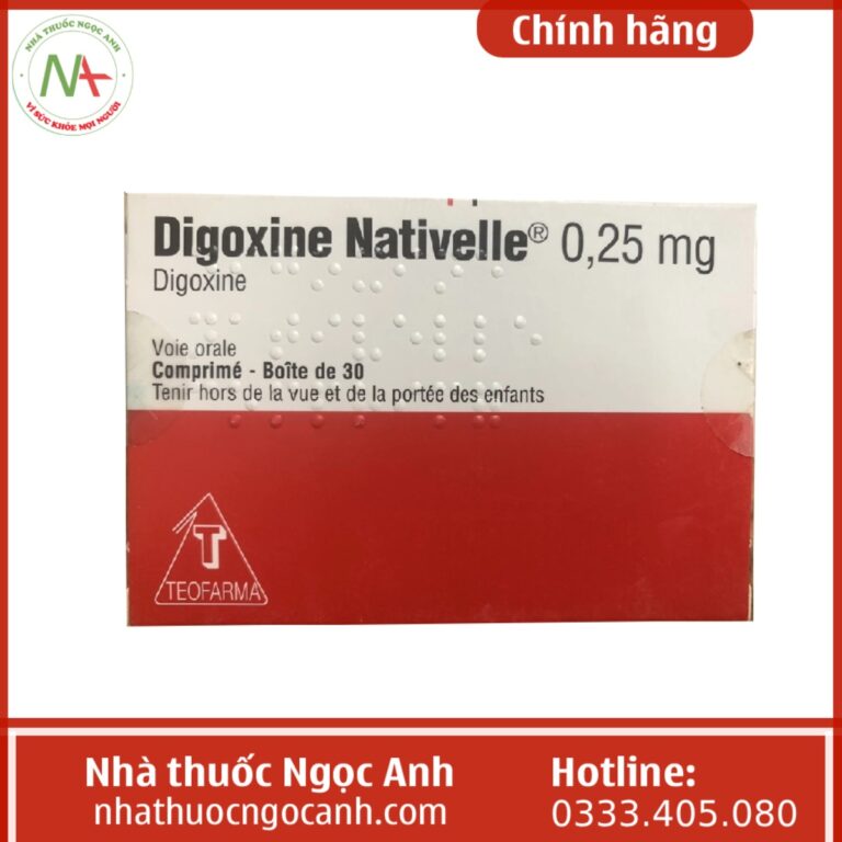 Digoxine Nativelle 0,25 mg