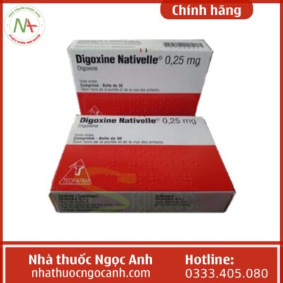 Digoxine Nativelle 0,25 mg