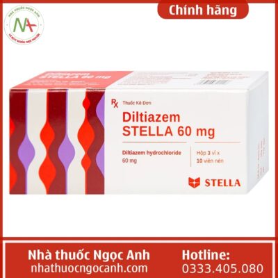 Hộp thuốc Diltiazem Stella 60mg
