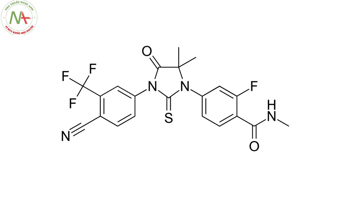 Cấu trúc phân tử Enzalutamide 