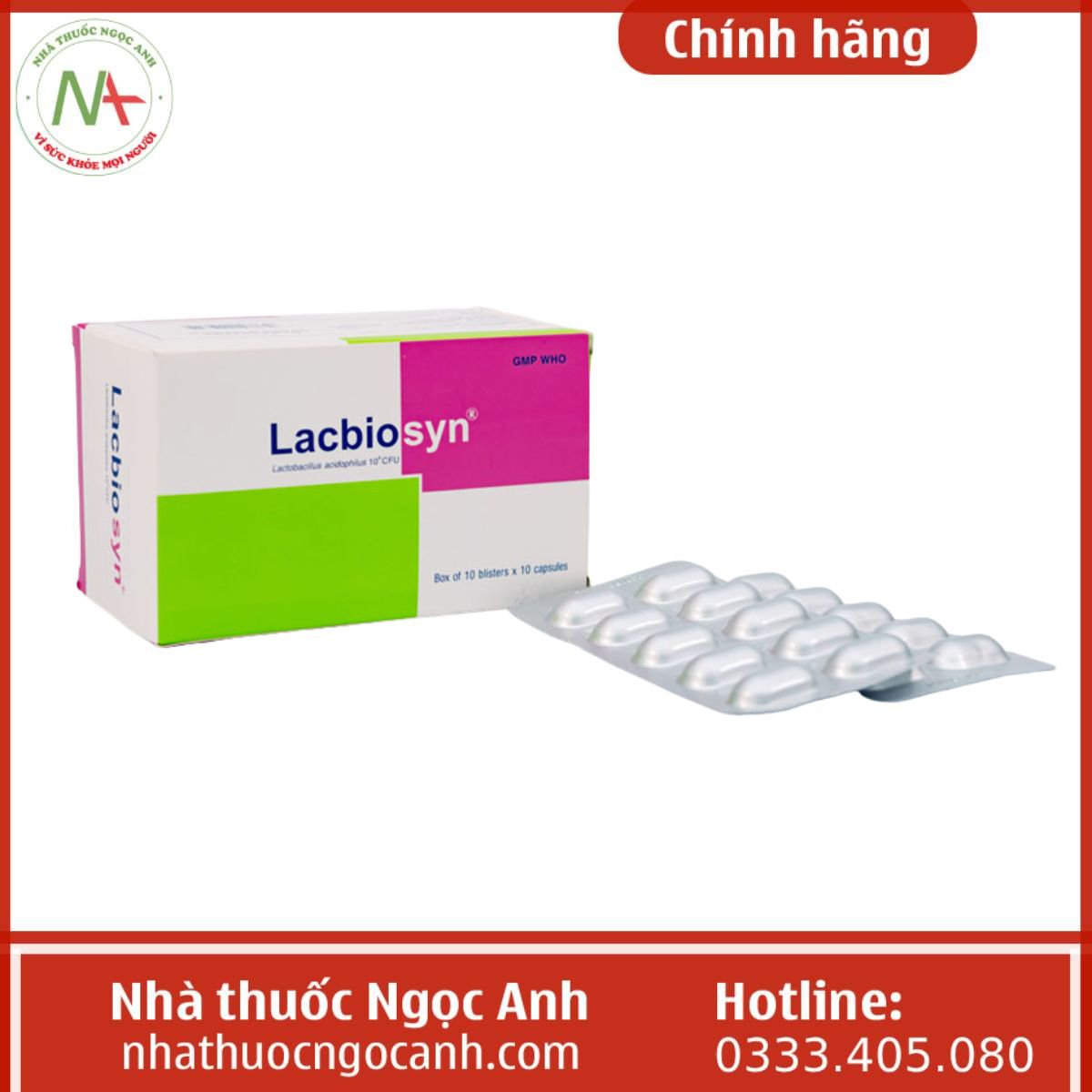 Lacbiosyn viên nang cứng