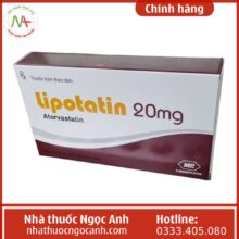 Hộp thuốc Lipotatin 20mg