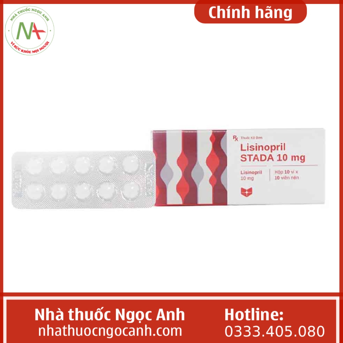 Lisinopril Stada 10 mg