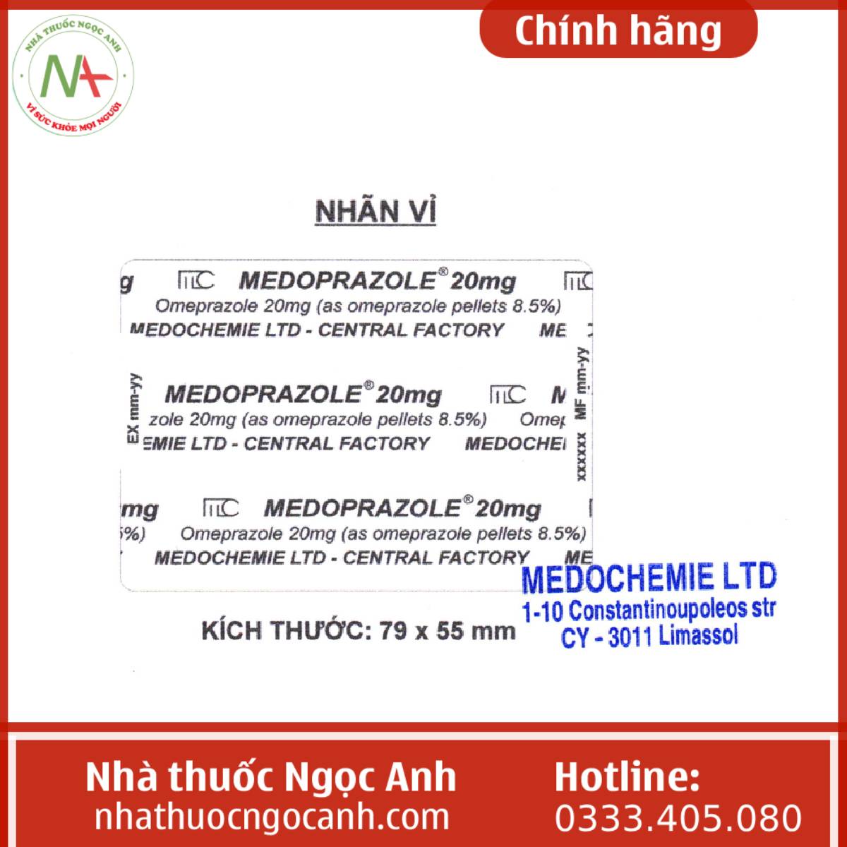 Medoprazole 20mg