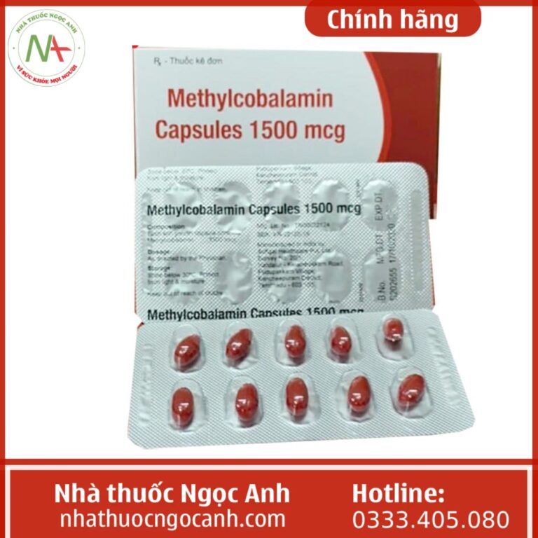 Methylcobalamin Capsules 1500 mcg Softgel Healthcare