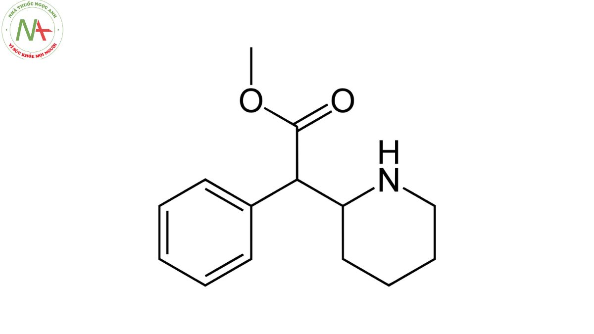 Cấu trúc phân tử Methylphenidate 