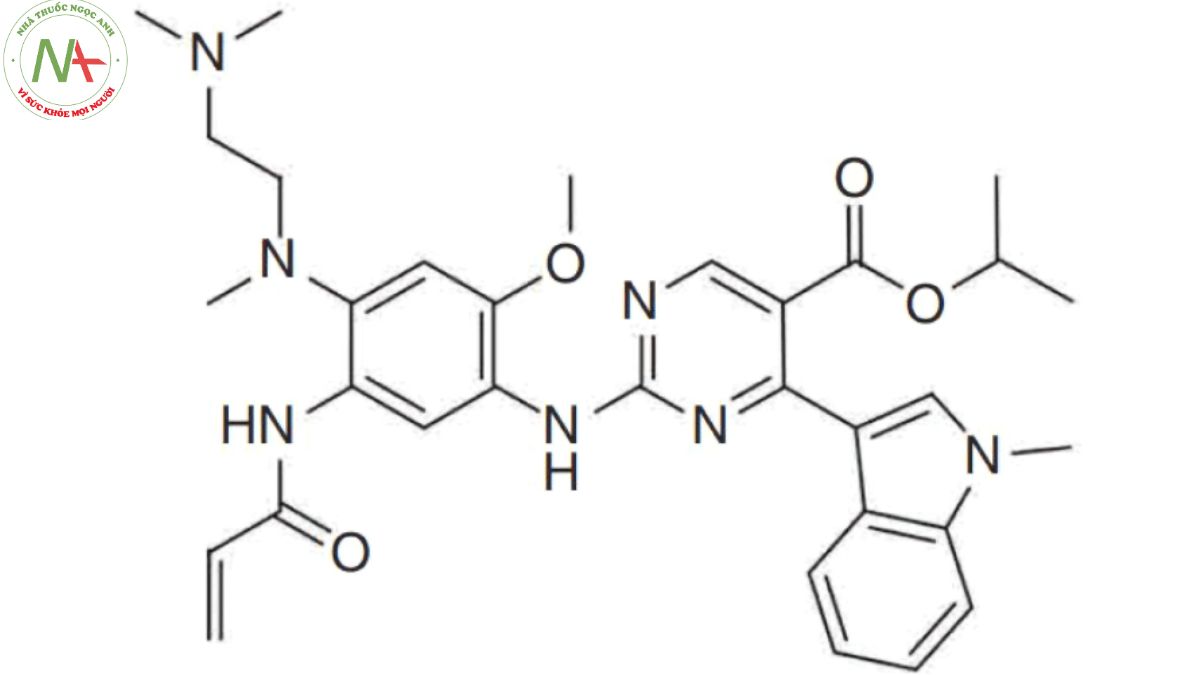 Cấu trúc phân tử Mobocertinib 