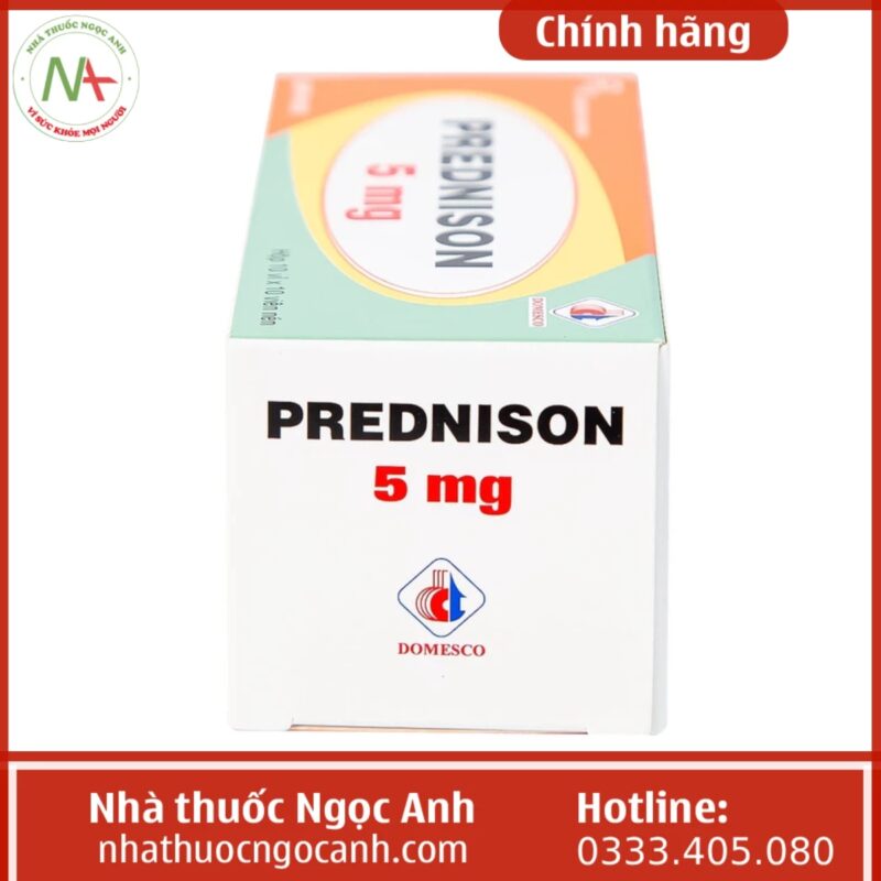 Thuốc Prednison 5mg Domesco (viên nén) giá bao nhiêu, mua ở đâu