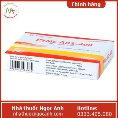 Hộp thuốc Pyme ABZ-400
