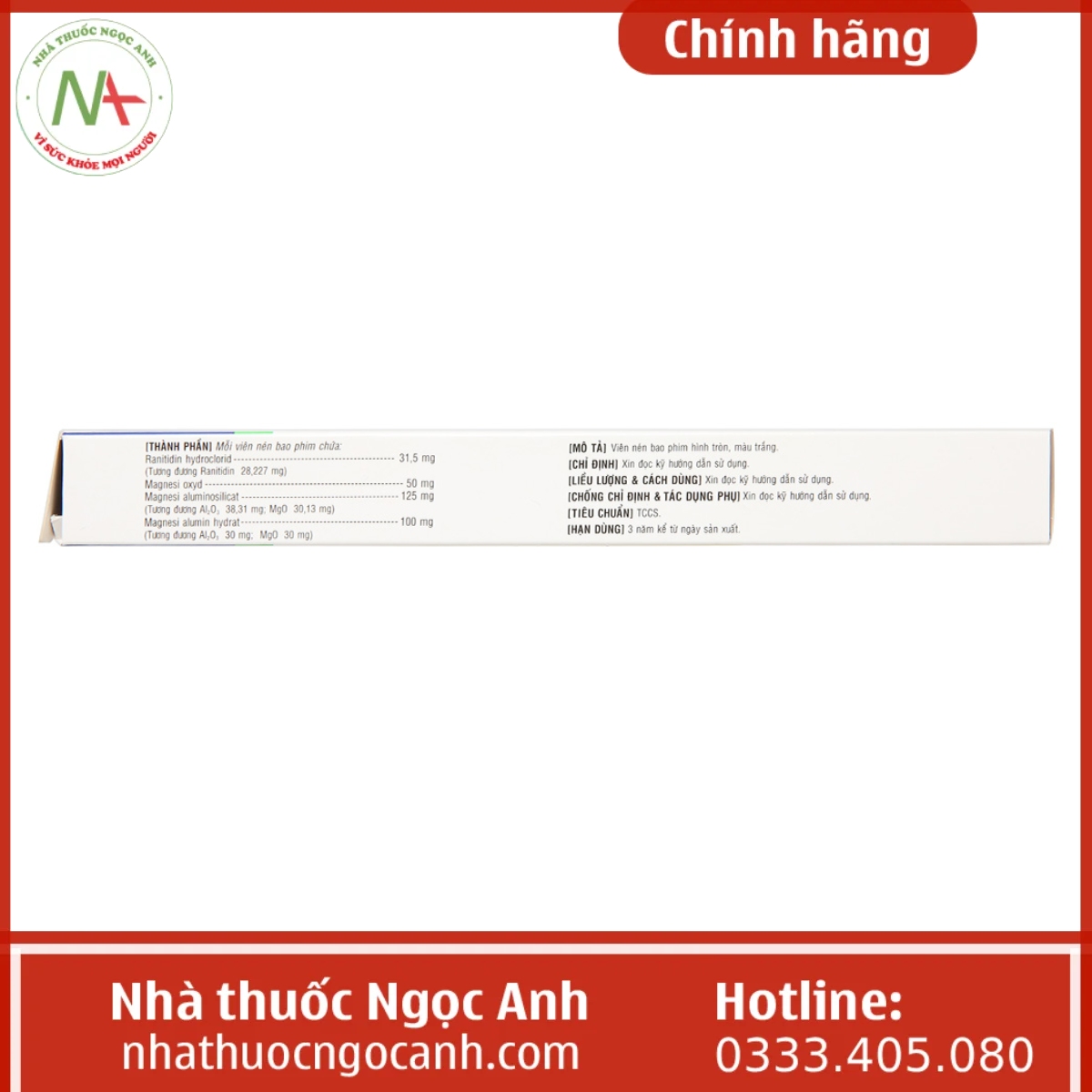 Hộp thuốc Ranilex