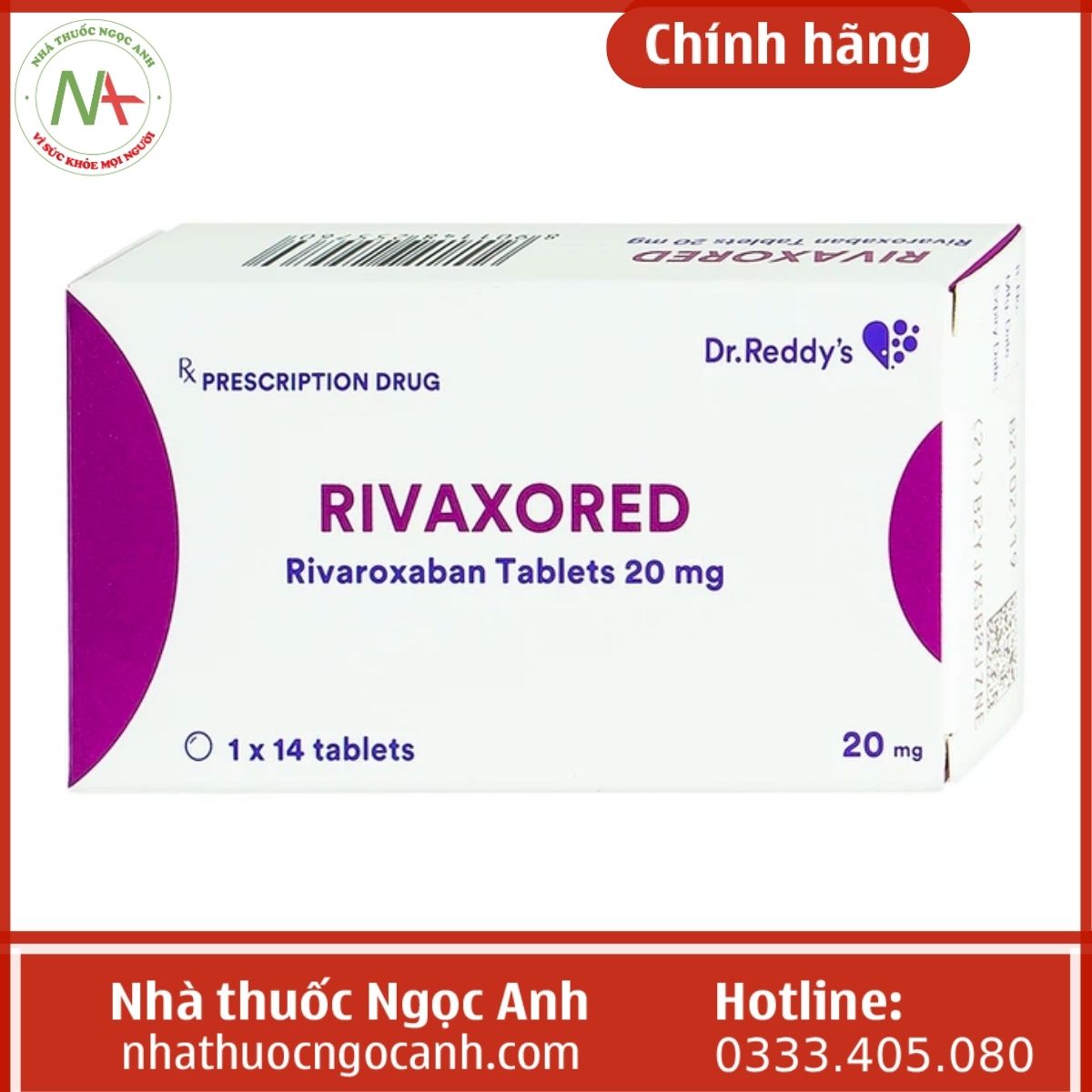 Rivaxored 20mg