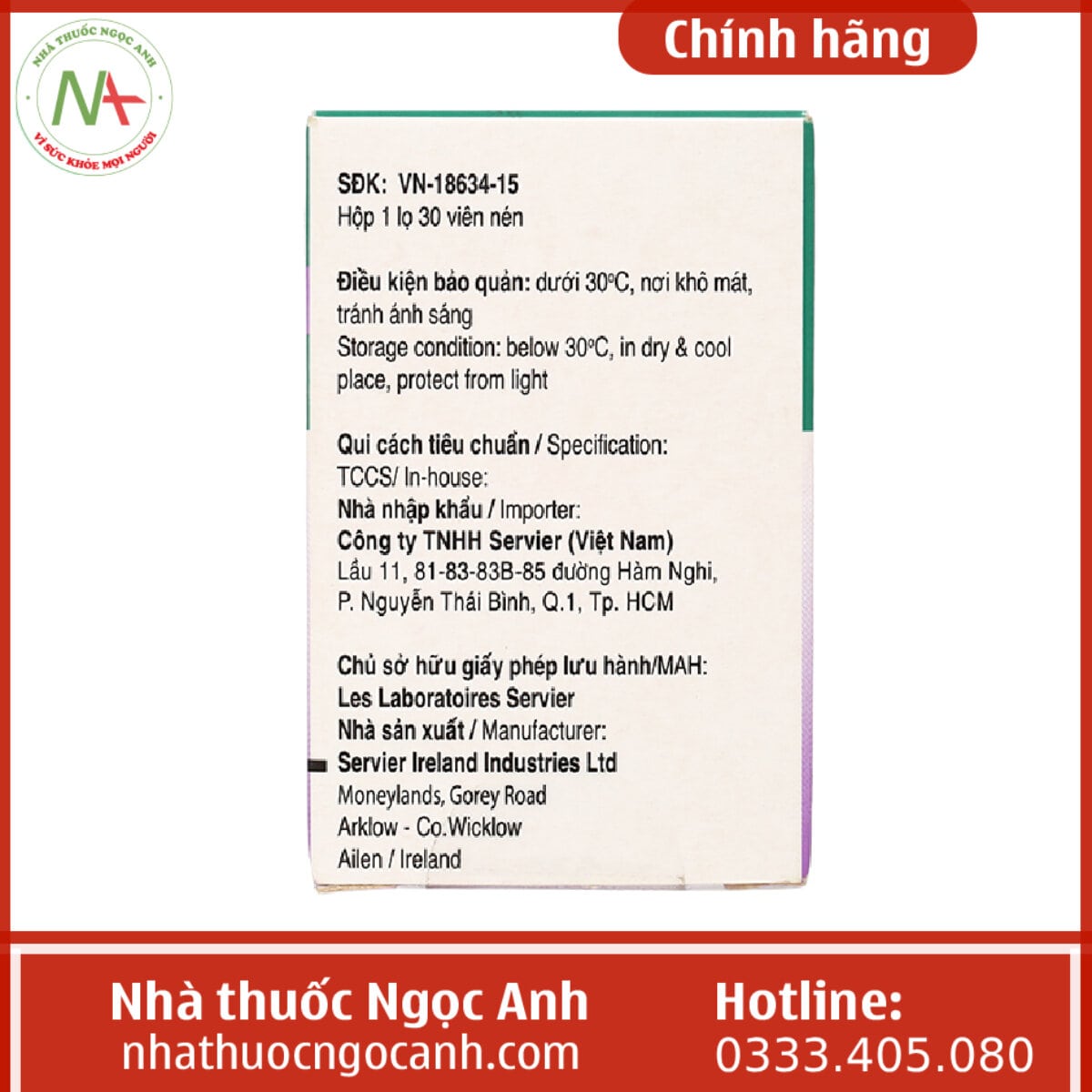 Thuốc Coveram 5mg/10mg