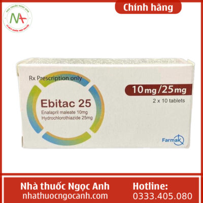Thuốc Ebitac 25