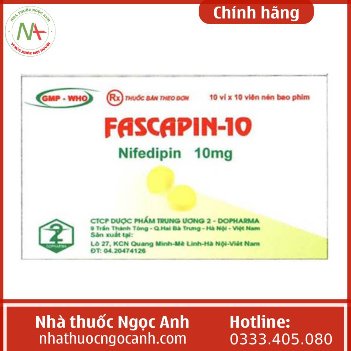 Thuoc Fascapin 10