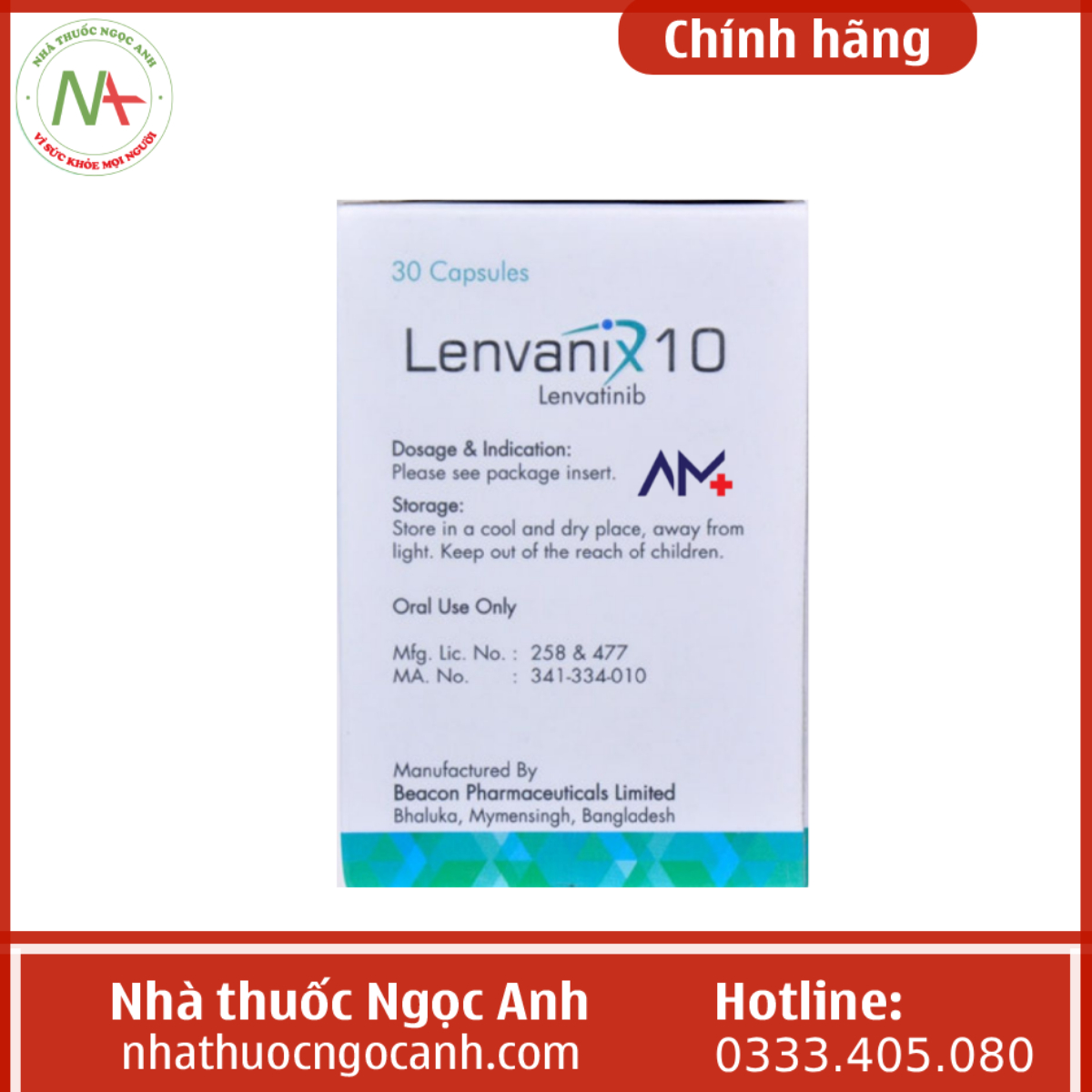 Thuốc Lenvanix 10mg