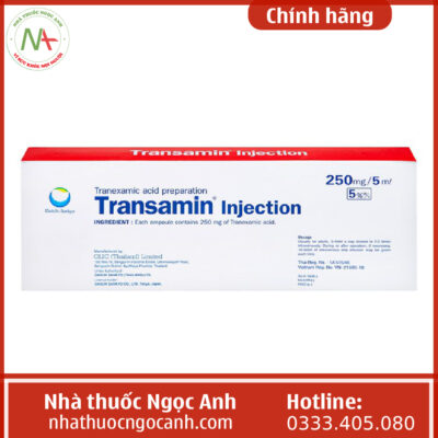 Thuốc Transamin Injection 250mg/5ml