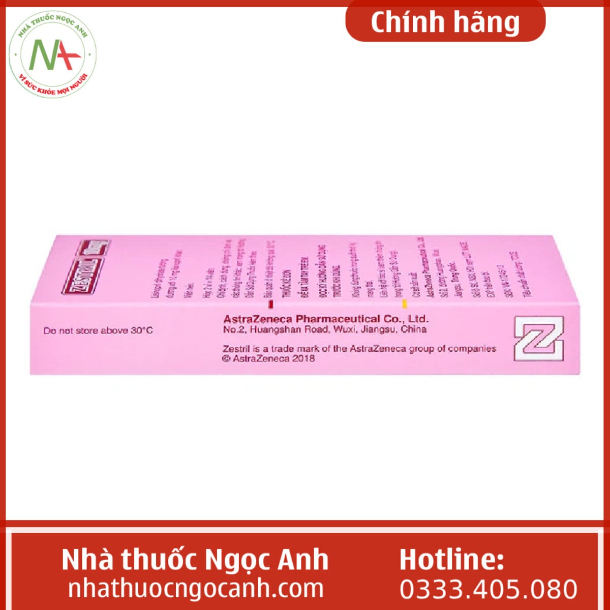 Thuốc Zestril 10mg