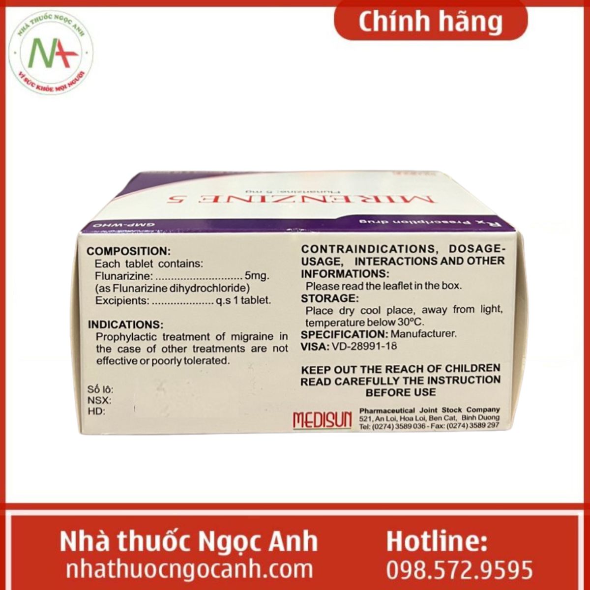 Thuốc Mirenzine 5