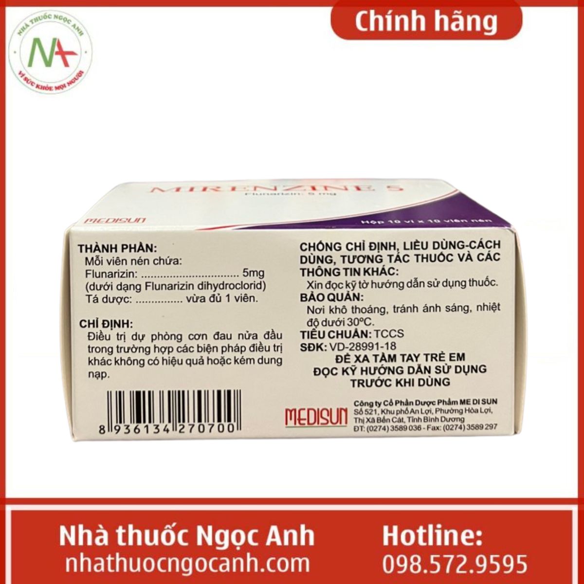 Thuốc Mirenzine 5