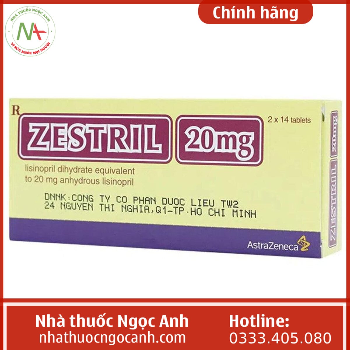 Zestril 20mg