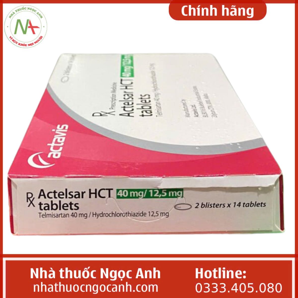 thuốc Actelsar HCT 40mg/12,5mg