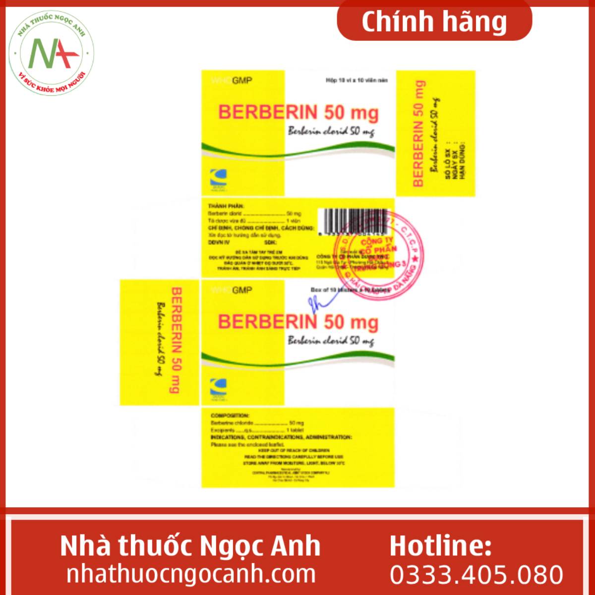 thuốc berberin 50mg