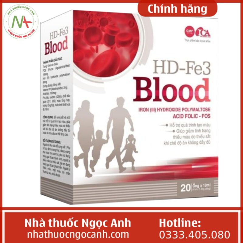 Thuốc HD-Fe3 Blood có tốt không? giá bao nhiêu? mua ở đâu