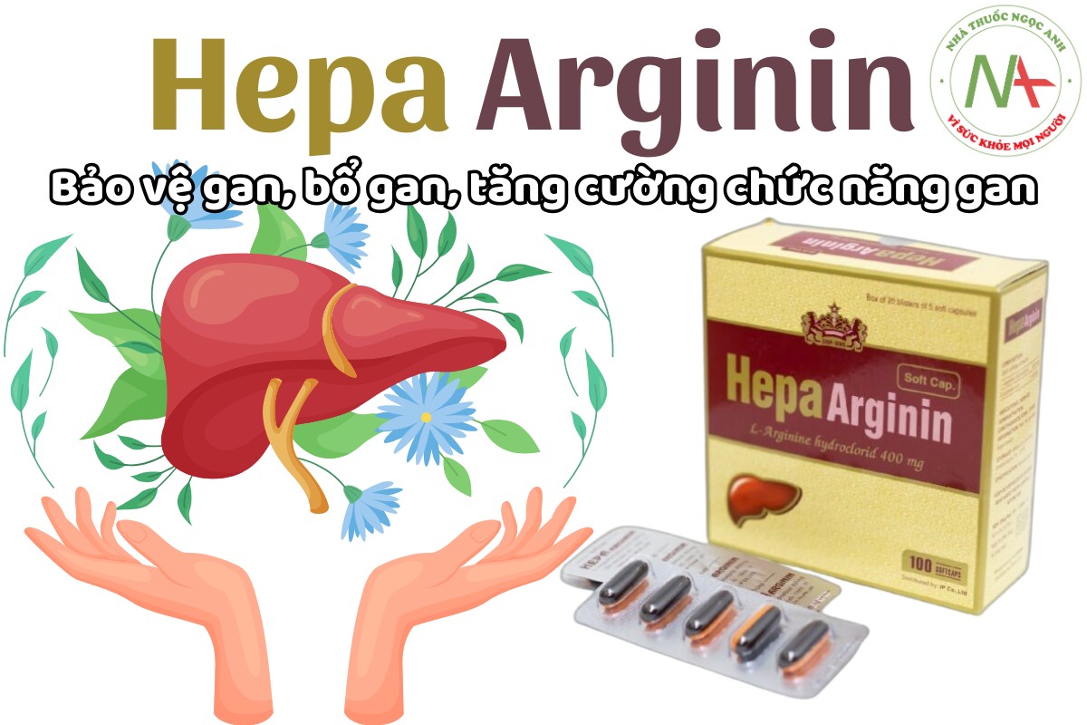Hepa Arginin bảo vệ gan, bổ gan, tăng cường chức năng gan
