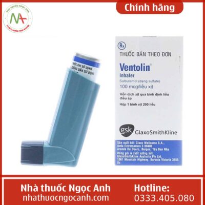 thuốc Ventolin Inhaler 100mcg