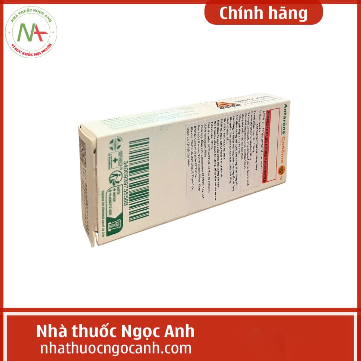 Antarene Codein 200mg/30mg