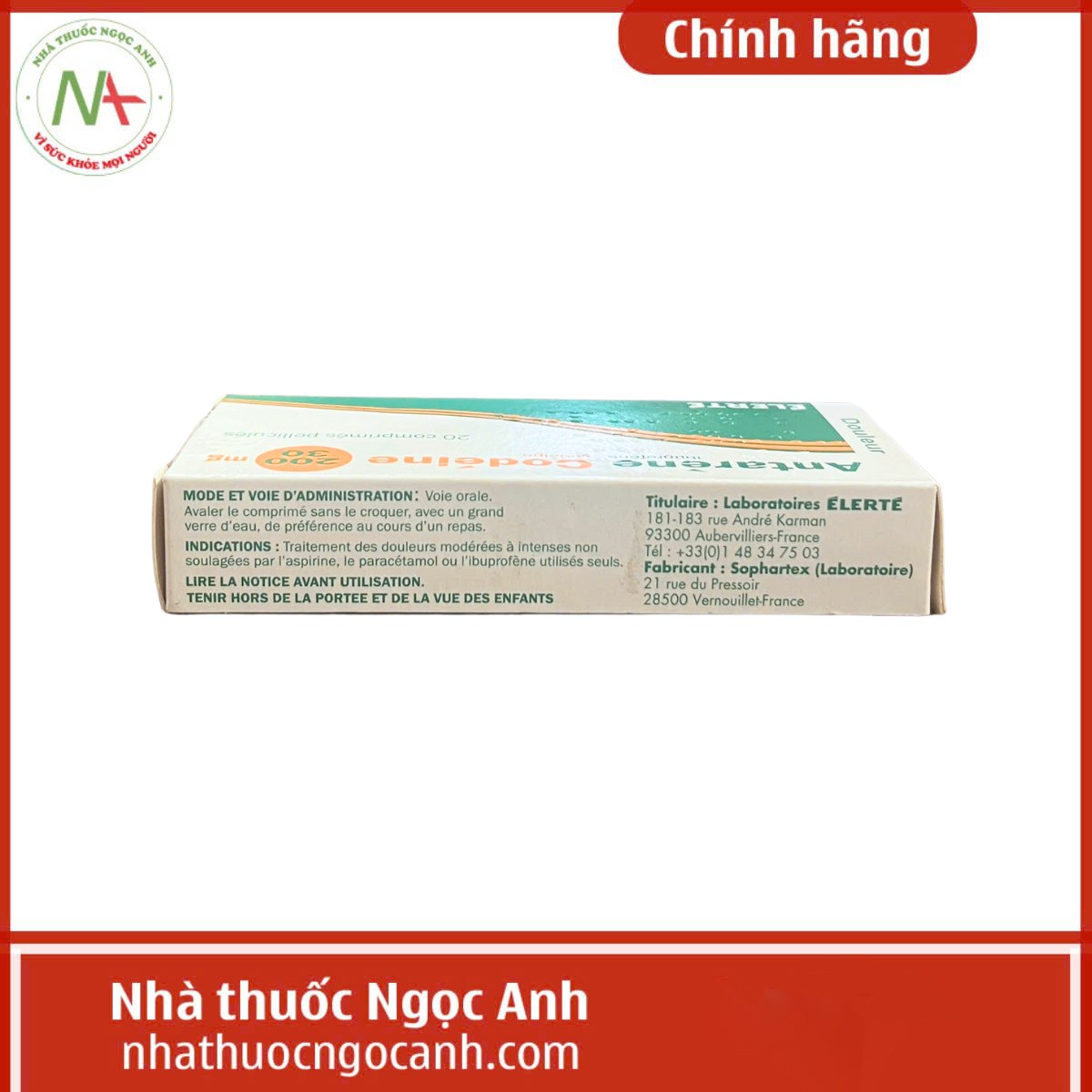 Antarene Codein 200mg/30mg