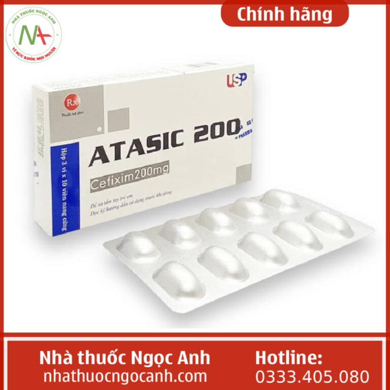 Thuốc Atasic 200 là thuốc gì, có tác dụng gì, giá bao nhiêu, mua ở đâu?