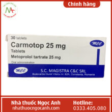 Carmotop 25 mg