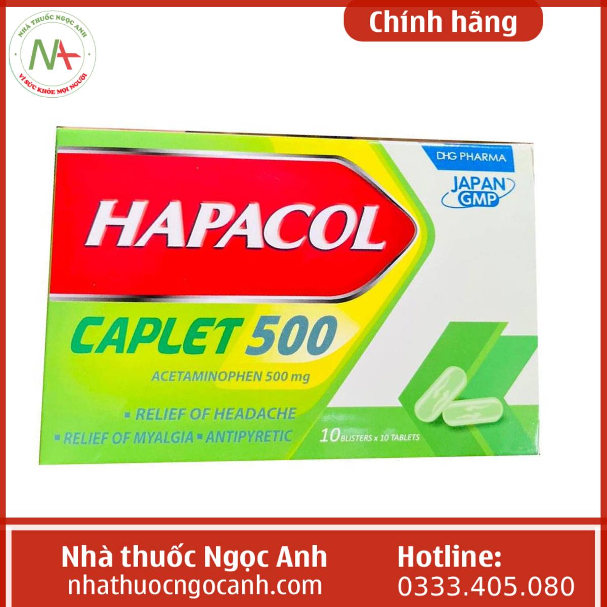 Hapacol Caplet 500