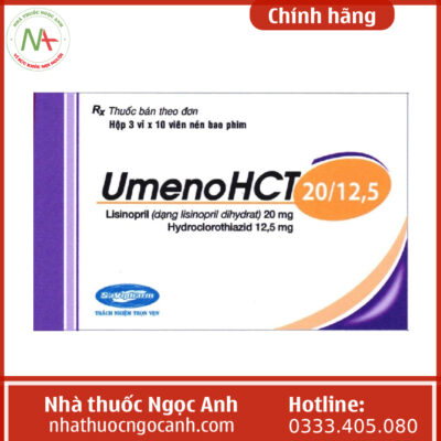 Thuốc UmenoHCT 20 12,5