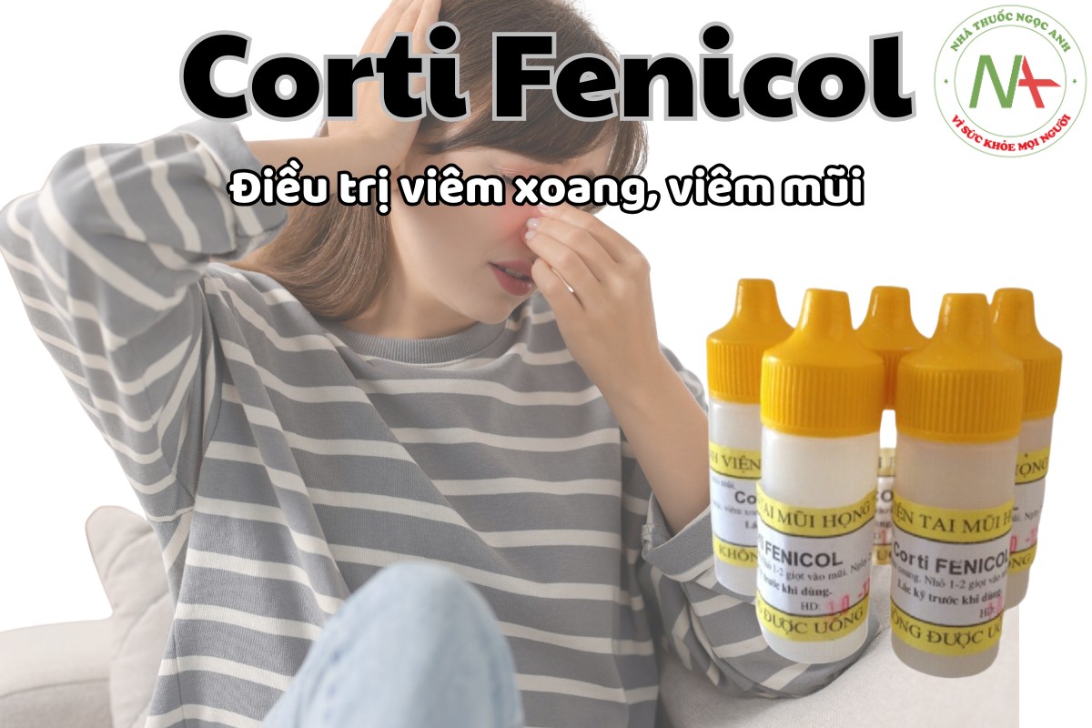 Corti Fenicol 3 Corti Fenicol điều trị viêm xoang viêm mũi