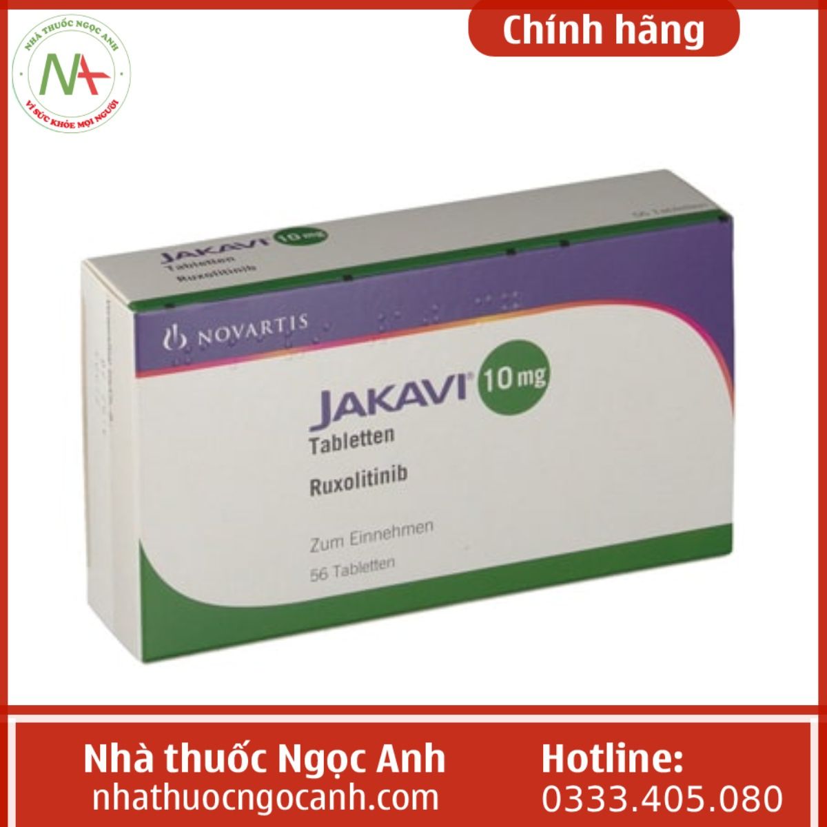 Ảnh sản phẩm Jakavi 10mg số 1