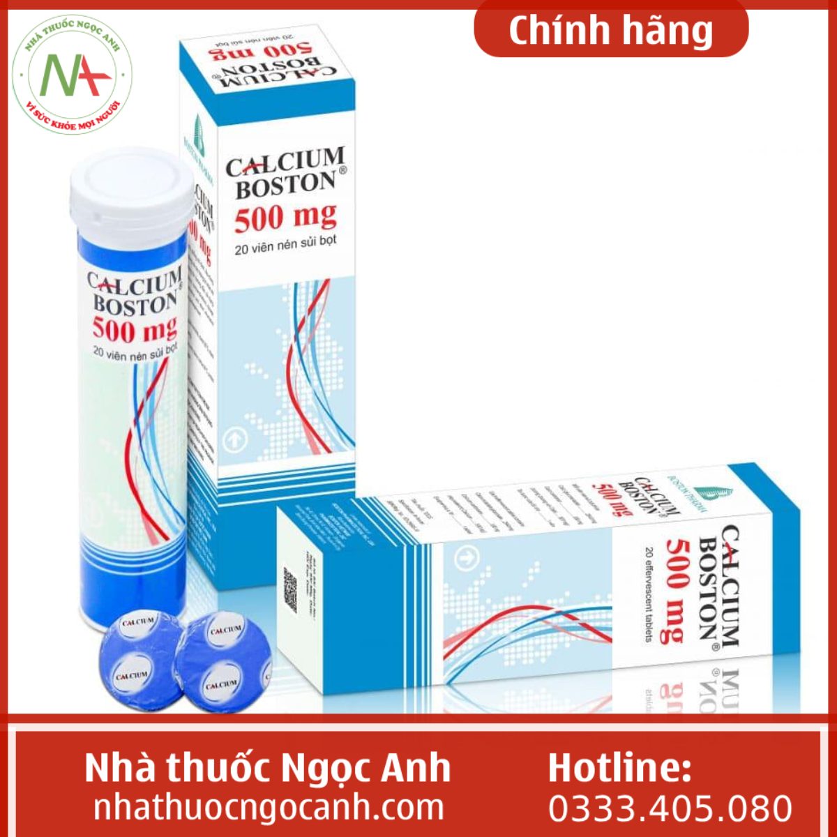 Thuốc Calcium BOSTON 500mg