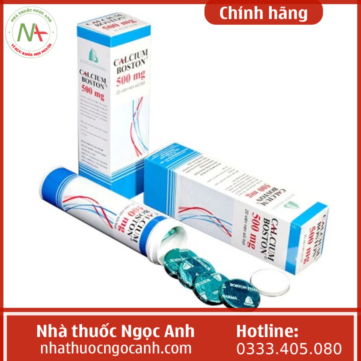 Thuốc Calcium BOSTON 500mg