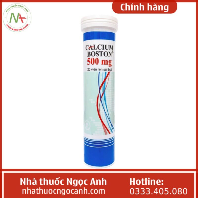 Thuốc Calcium Boston 500mg có tác dụng gì? giá bao nhiêu? mua ở đâu