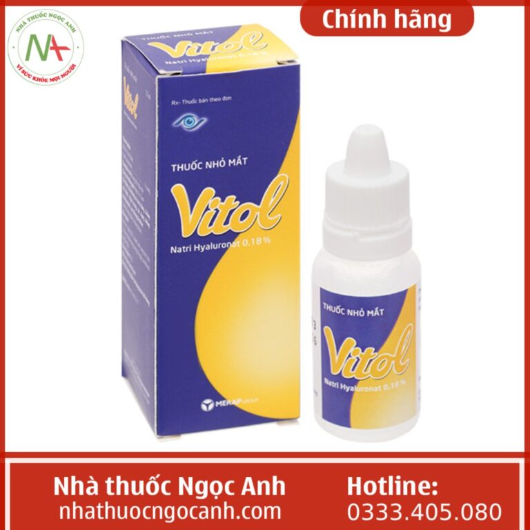 Thuốc nhỏ mắt Vitol